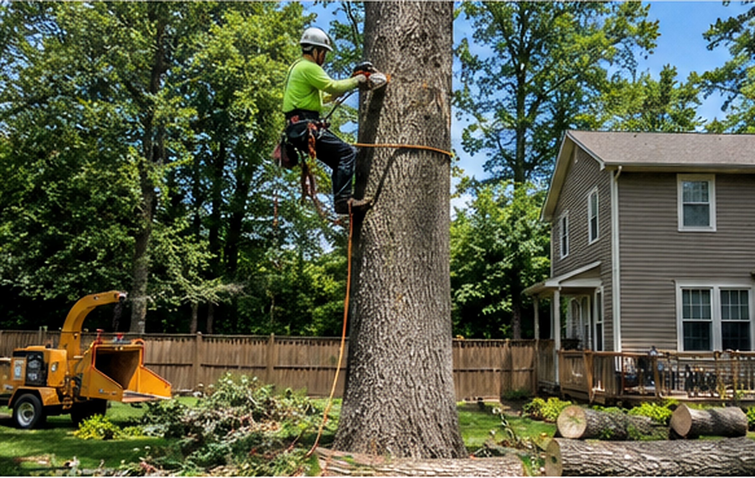 Residential tree removal in Kennesaw Georgia